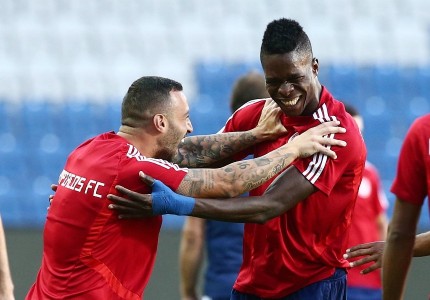 Η προπόνηση του Θρύλου σε εικόνες