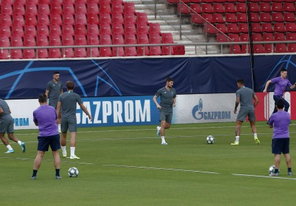 Προπόνηση στο Ναό για Τότεναμ (photos, videos)