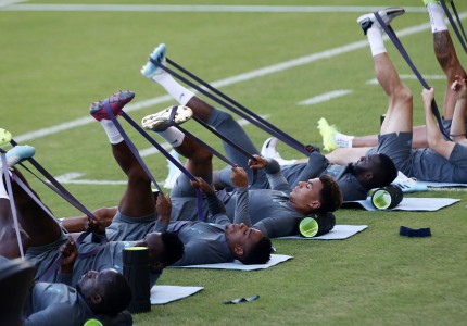 Προπόνηση στο Ναό για Τότεναμ (photos, videos)