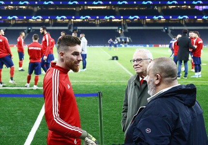 Η προπόνηση στο «Tottenham Hotspur Stadium»
