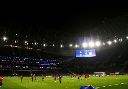 Η προπόνηση στο «Tottenham Hotspur Stadium»