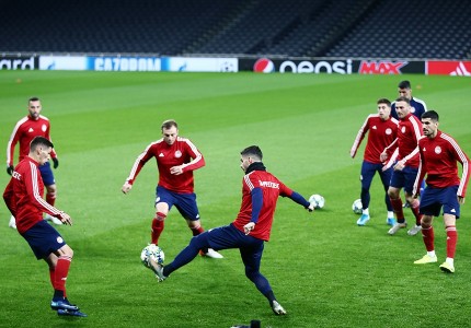 Η προπόνηση στο «Tottenham Hotspur Stadium»