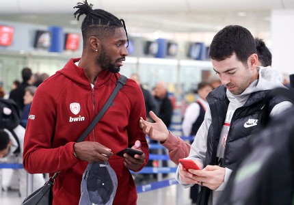 Εικόνες από την αναχώρηση για Μαδρίτη