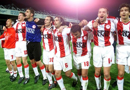 Πρωτάθλημα και Κύπελλο στον Ολυμπιακό (photos, videos)