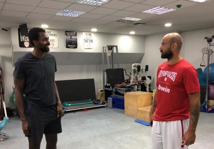 Στο ΣΕΦ ο Ζαν-Σαρλ, τα είπε με Μπαρτζώκα, Σπανούλη (photos)