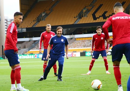 Η προπόνηση του Ολυμπιακού σε «κλικ»