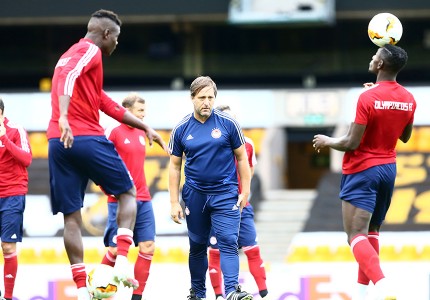 Η προπόνηση του Ολυμπιακού σε «κλικ»