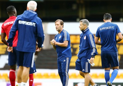 Η προπόνηση του Ολυμπιακού σε «κλικ»