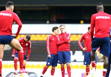 Η προπόνηση του Ολυμπιακού σε «κλικ»