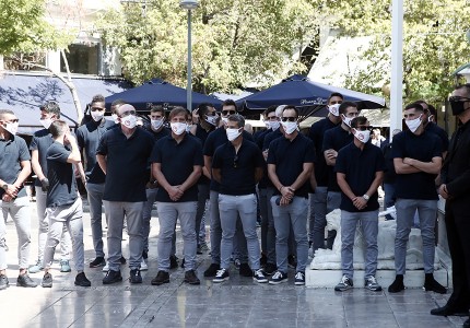 Με την ερυθρόλευκη σημαία το τελευταίο «αντίο» στον Σάββα Θεοδωρίδη