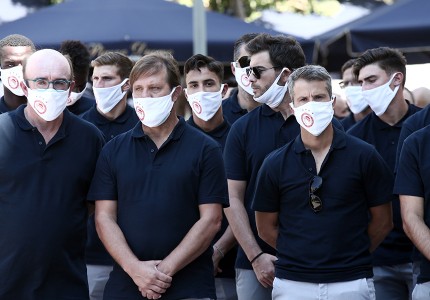 Με την ερυθρόλευκη σημαία το τελευταίο «αντίο» στον Σάββα Θεοδωρίδη