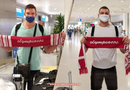 Φρομ και Όκολιτς στην Ελλάδα για τον Ολυμπιακό (photos)