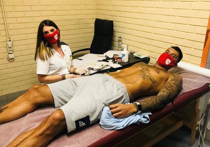 Σε ιατρικές εξετάσεις οι παίκτες του Θρύλου (photos)