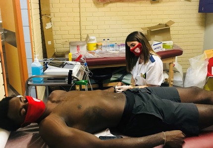 Σε ιατρικές εξετάσεις οι παίκτες του Θρύλου (photos)