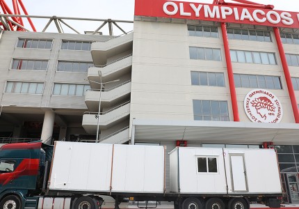 Στο Δαμάσι οι πρώτοι οικίσκοι της δωρεάς του Ολυμπιακού και του Βαγγέλη Μαρινάκη! (photos, video)