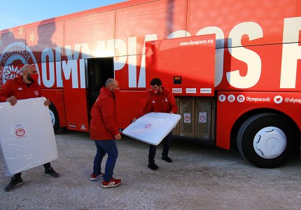 Στο Δαμάσι οι πρώτοι οικίσκοι της δωρεάς του Ολυμπιακού και του Βαγγέλη Μαρινάκη! (photos, video)