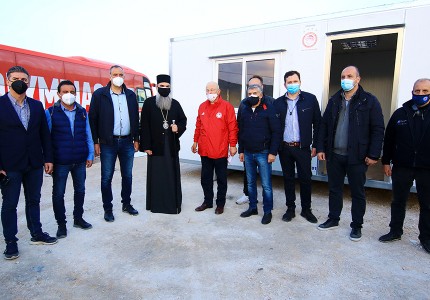 Στο Δαμάσι οι πρώτοι οικίσκοι της δωρεάς του Ολυμπιακού και του Βαγγέλη Μαρινάκη! (photos, video)