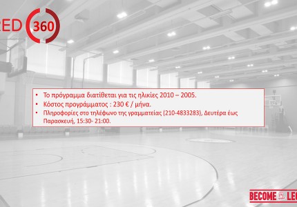Το νέο πρόγραμμα RED 360 της Ακαδημίας