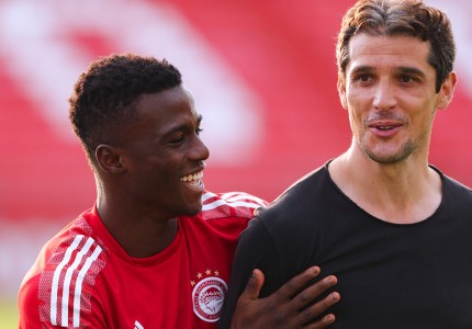 Κλικ από την προπόνηση του Ολυμπιακού