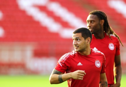 Κλικ από την προπόνηση του Ολυμπιακού