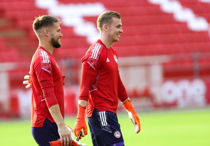 Κλικ από την προπόνηση του Ολυμπιακού