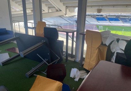 Ανακοίνωση του ΟΑΚΑ για τα έκτροπα του τελικού, με καταγραφή ζημιών (photos)