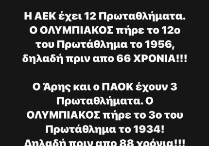 Καραπαπάς: «Τροφή για σκέψη...» (photo)