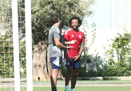 Υπό το βλέμμα Μαρσέλο η προπόνηση του Θρύλου ενόψει Ναντ (photos)