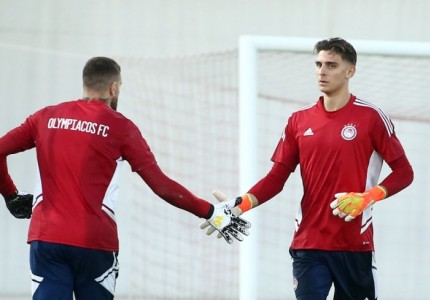 Εικόνες από την προπόνηση του Ολυμπιακού!