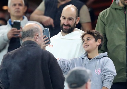 Στο Καραϊσκάκη ο σπουδαίος Σπανούλης! (photos)