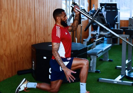 Διπλή προπόνηση με διπλό και γυμναστήριο (photos)