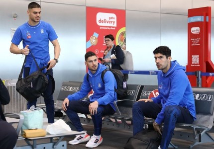 «Πέταξαν» για Πορτογαλία οι «ερυθρόλευκοι» διεθνείς (photo)