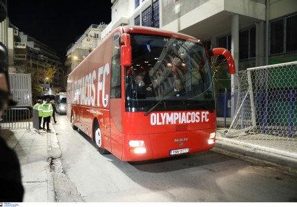 H άφιξη του Ολυμπιακού στη Λεωφόρο! (photos)