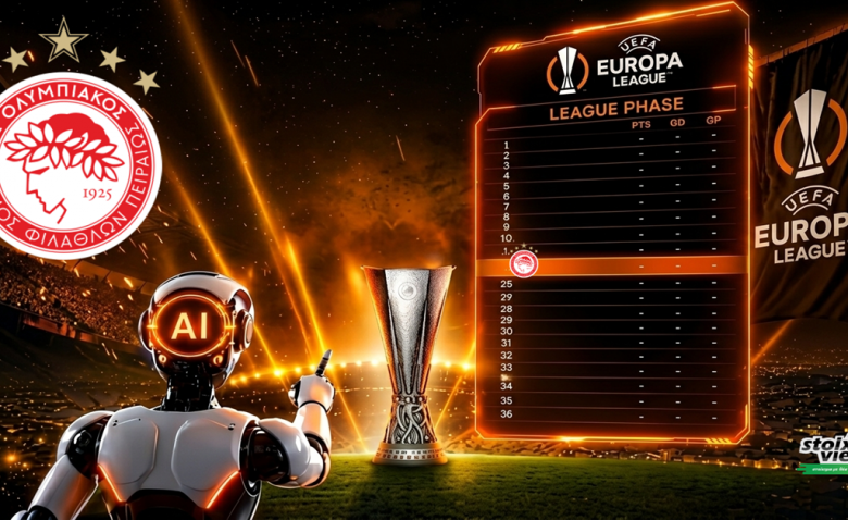Ολυμπιακός Europa League: Το AI «ξέρει» που θα τερματίσει στη League Phase