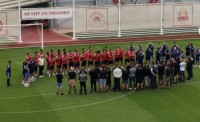 Η Θύρα 7 στην προπόνηση του Ολυμπιακού!