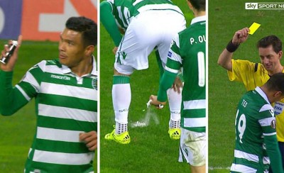 Πήρε το σπρέι του διαιτητή!