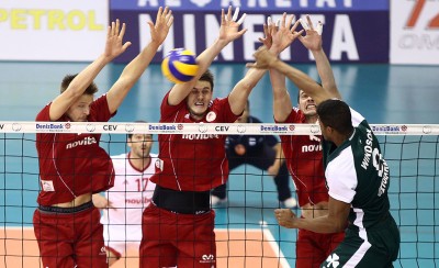 ΠΑΟ - Ολυμπιακός 1-3 (27-25, 22-25, 25-27, 20-25)