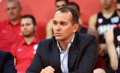 Ο πρόεδρος στην προπόνηση!