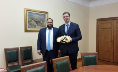 Με τον Πρωθυπουργό της Σερβίας ο Μαρινάκης!
