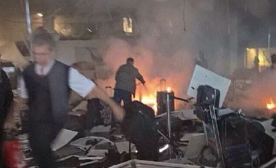 Η στιγμή της έκρηξης (video)