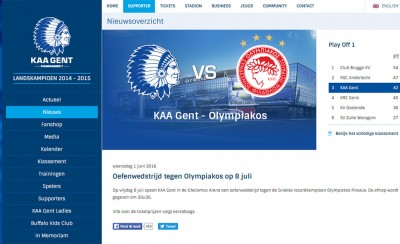Φιλικό με Γάνδη ο Ολυμπιακός