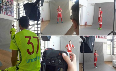 Backstage photo shooting!