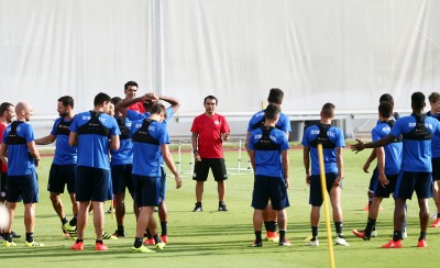 Εικόνες από την προπόνηση