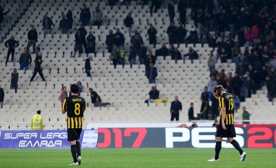 Μια ωραία... ατμόσφαιρα στην ΑΕΚ!
