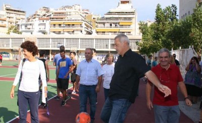 Ο Γιάννης Μώραλης στο 2ο ΓΕΛ Πειραιά