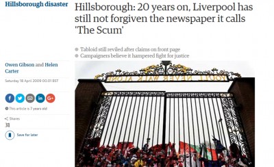 Πρώτο θέμα στην Ελλάδα η εφημερίδα που στο Λίβερπουλ αποκαλούν: The Scum