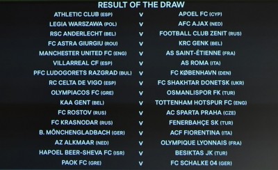 Η κλήρωση του Europa League