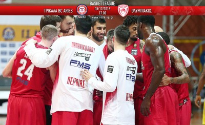 Τρίκαλα-Ολυμπιακός 60-81 (τελικό)