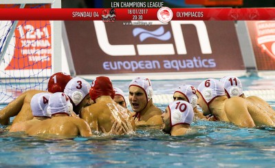Σπαντάου - Ολυμπιακός 6-11 (τελικό)