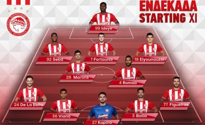 Η ενδεκάδα του Ολυμπιακού